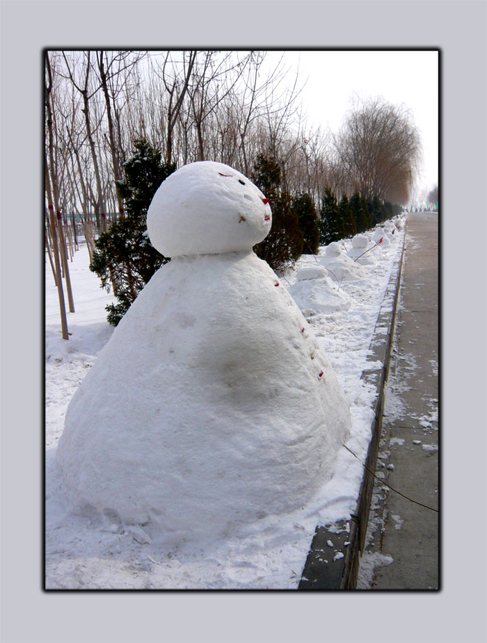 雪人大军 摄影 新手向前冲