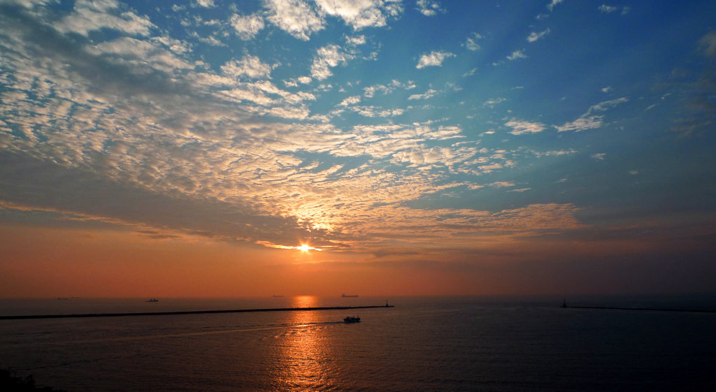 台海夕阳 摄影 bushiweiyin