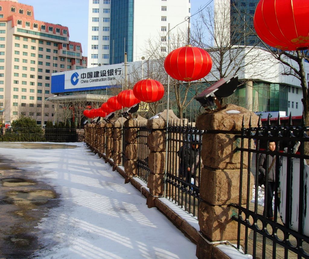 瑞雪红灯迎虎年 摄影 海鸥119