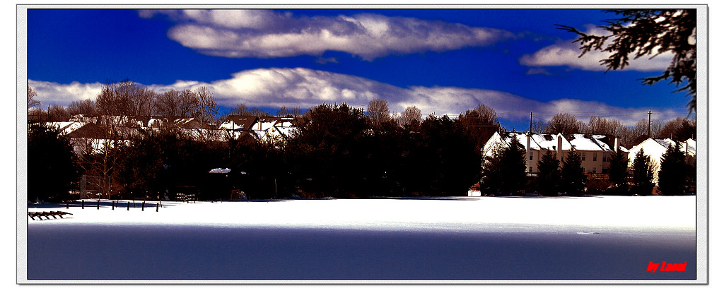 A Small Town in Snow 摄影 老艾