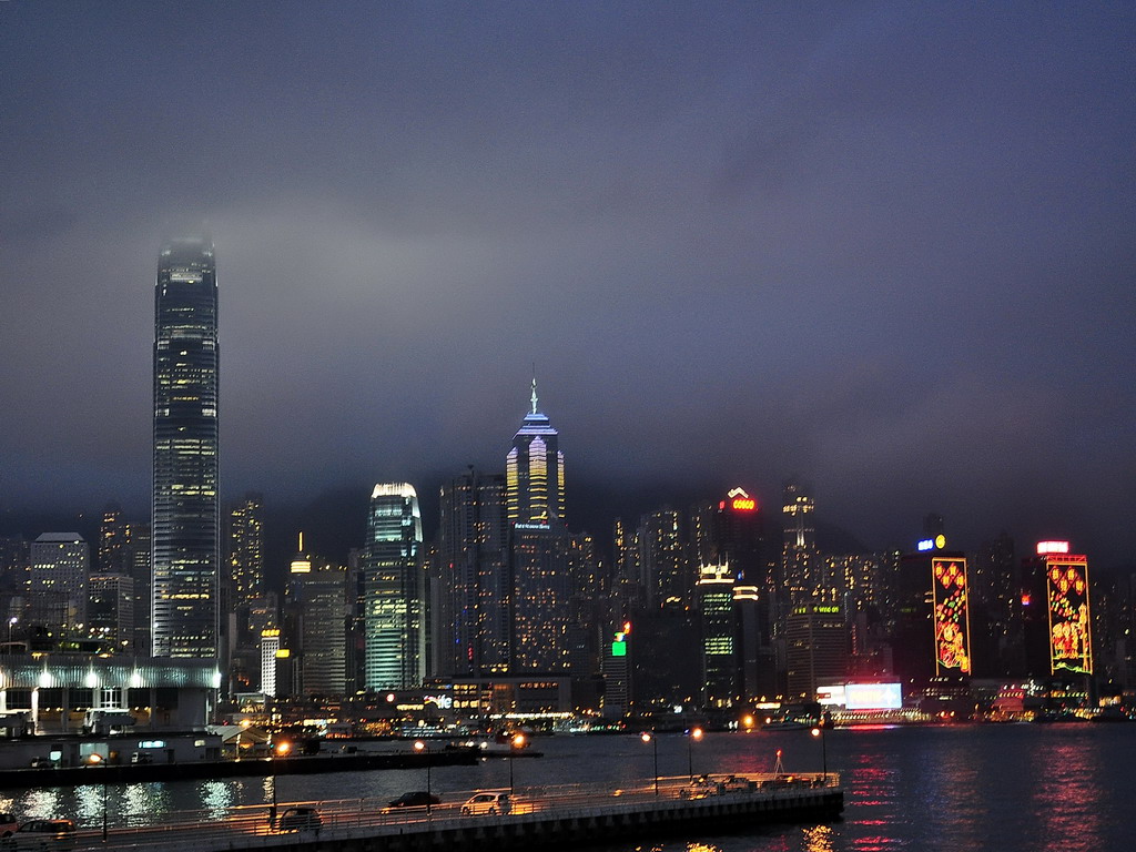 夜香港 摄影 清风秋韵