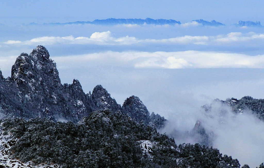 黄山雪景（7）-雪.云海.雾 摄影 壹品沉香