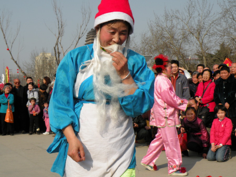 闹社火 摄影 小大人