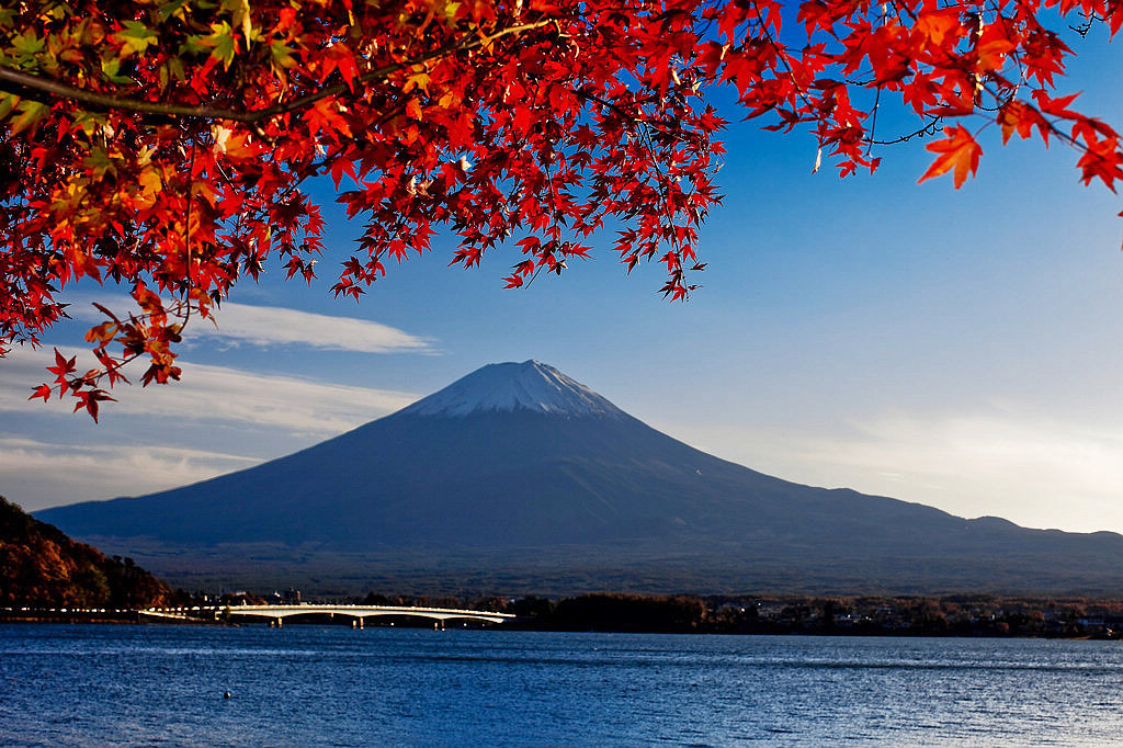 河口湖观富士山之五 摄影 qxs