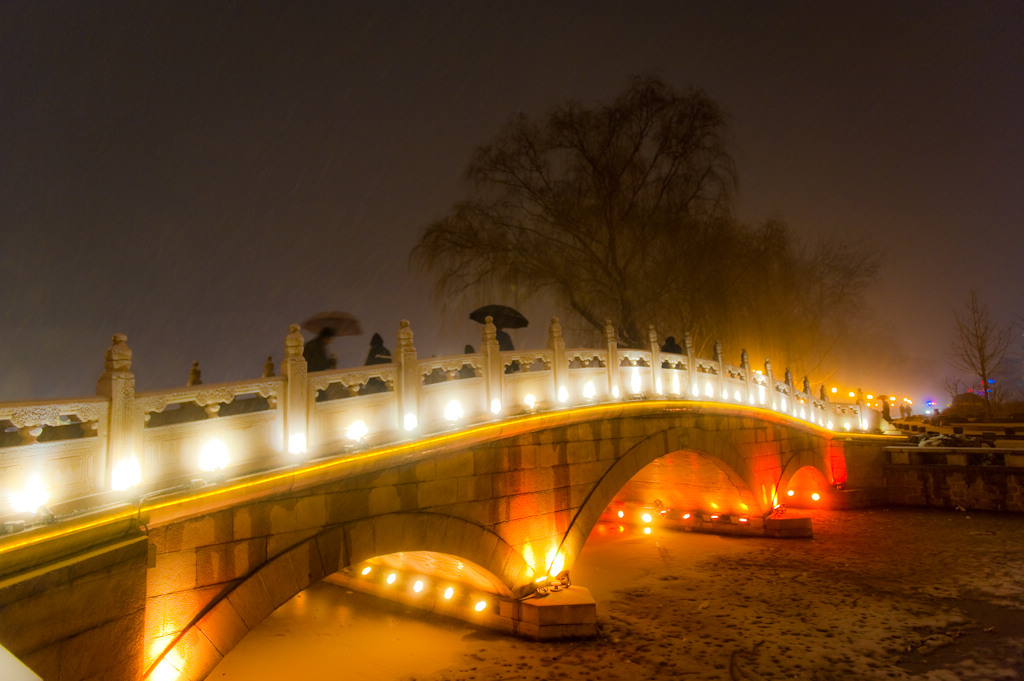 雪夜 摄影 毛歌