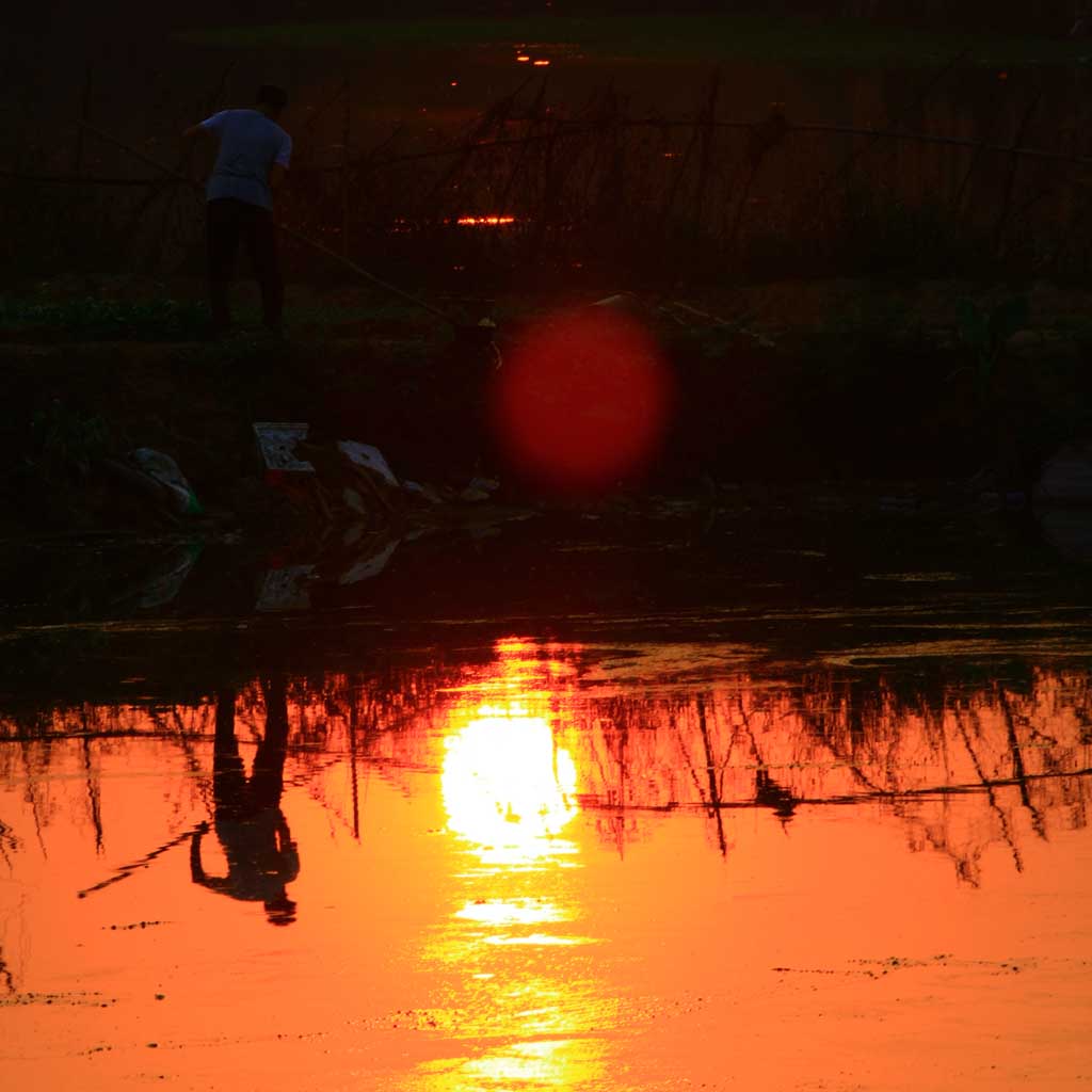 夕阳下的劳动 摄影 zhongpei