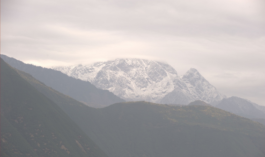 雪山远眺 摄影 jianzhon