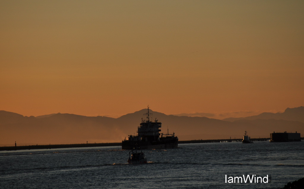 菲沙河口夕阳落日 摄影 IamWind