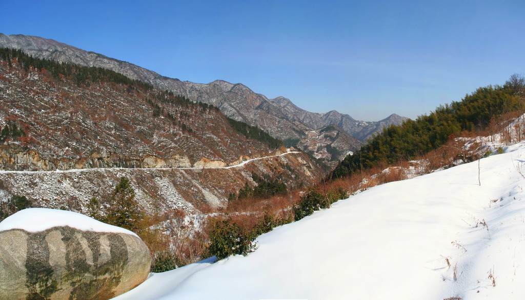 大别山雪景1 摄影 lhkbzq