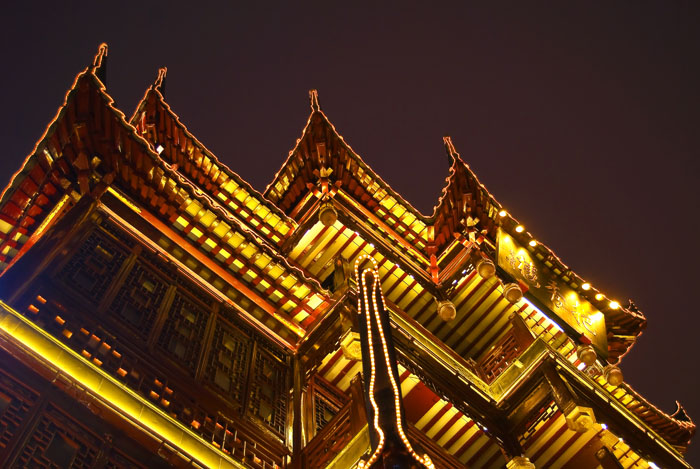 豫园夜景 摄影 雨嫔