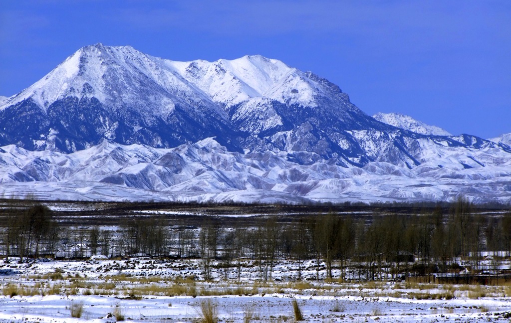 巍峨的祁连雪山 摄影 祁连魂