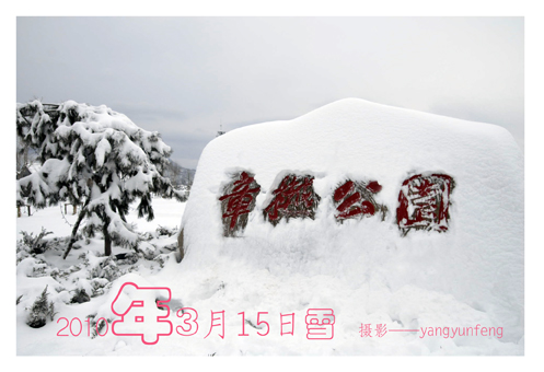 春——《雪》 摄影 今朝看山水