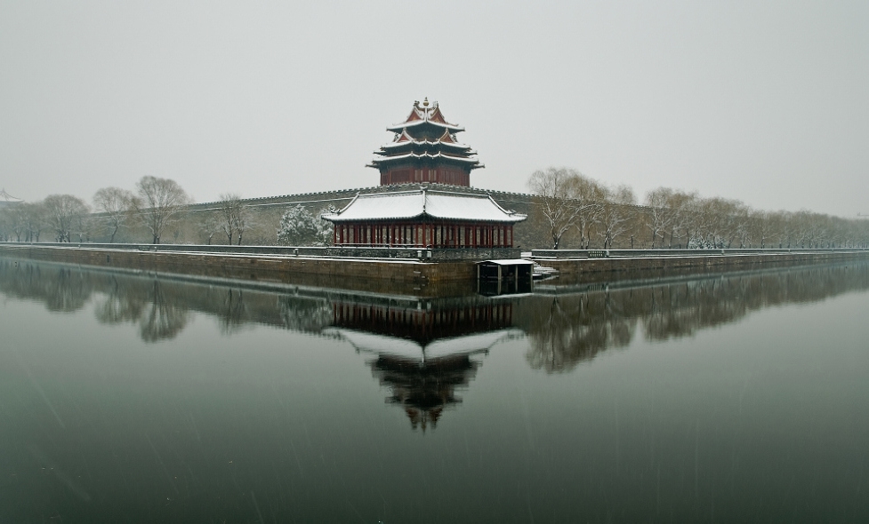 雪中故宫角楼 摄影 相逢是歌