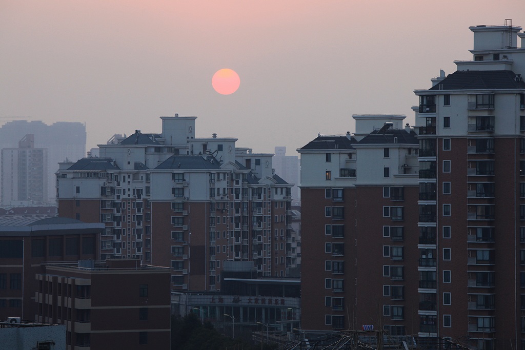 日落----家窗外201001 摄影 菲菲20091022