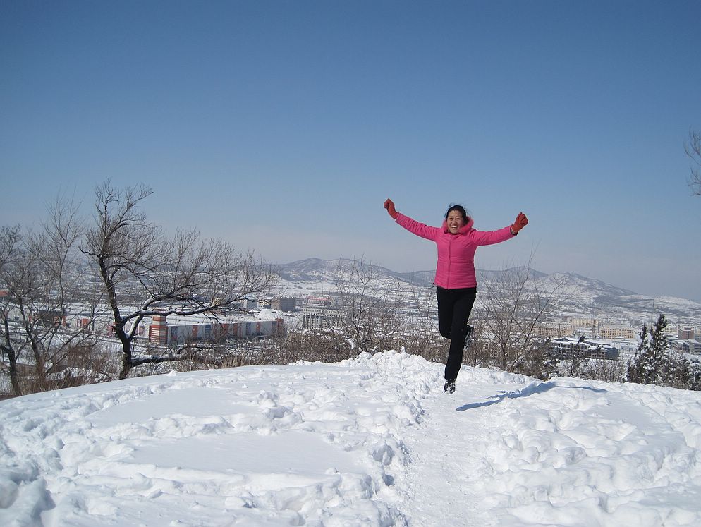 雪山飞翔（请点击可看大图） 摄影 深水无澜