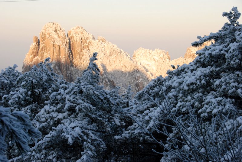 黃山雪景 摄影 难得胡涂