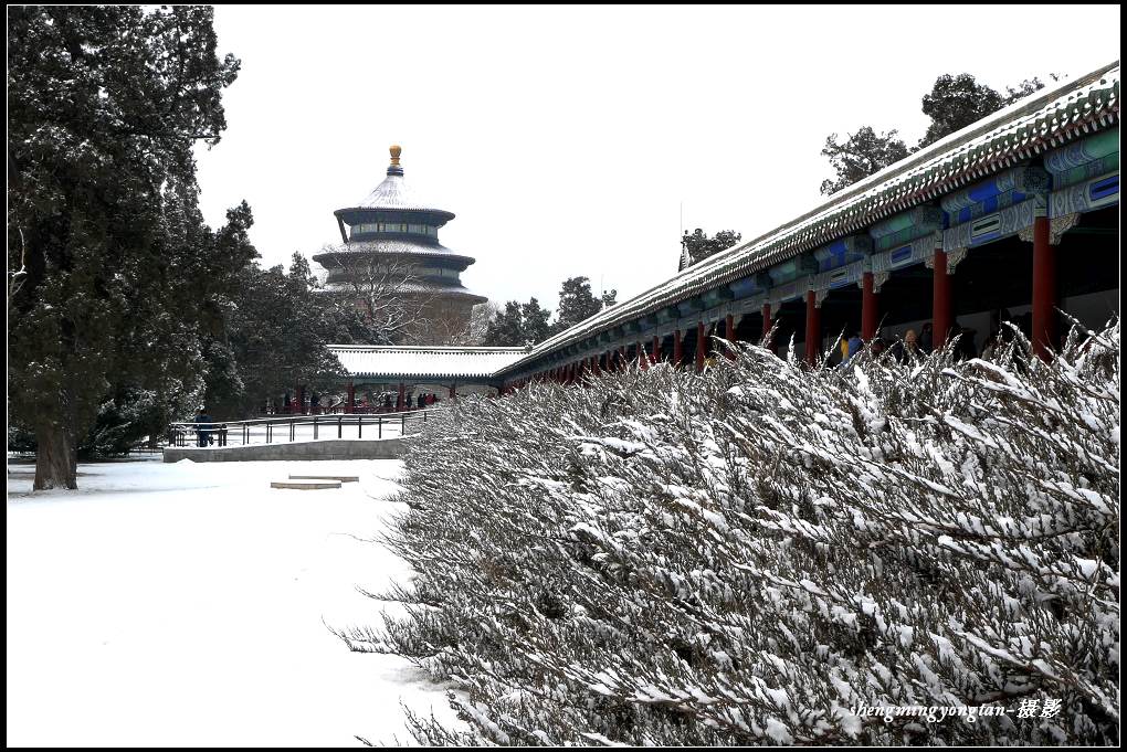 春雪天坛（五） 摄影 生命咏叹