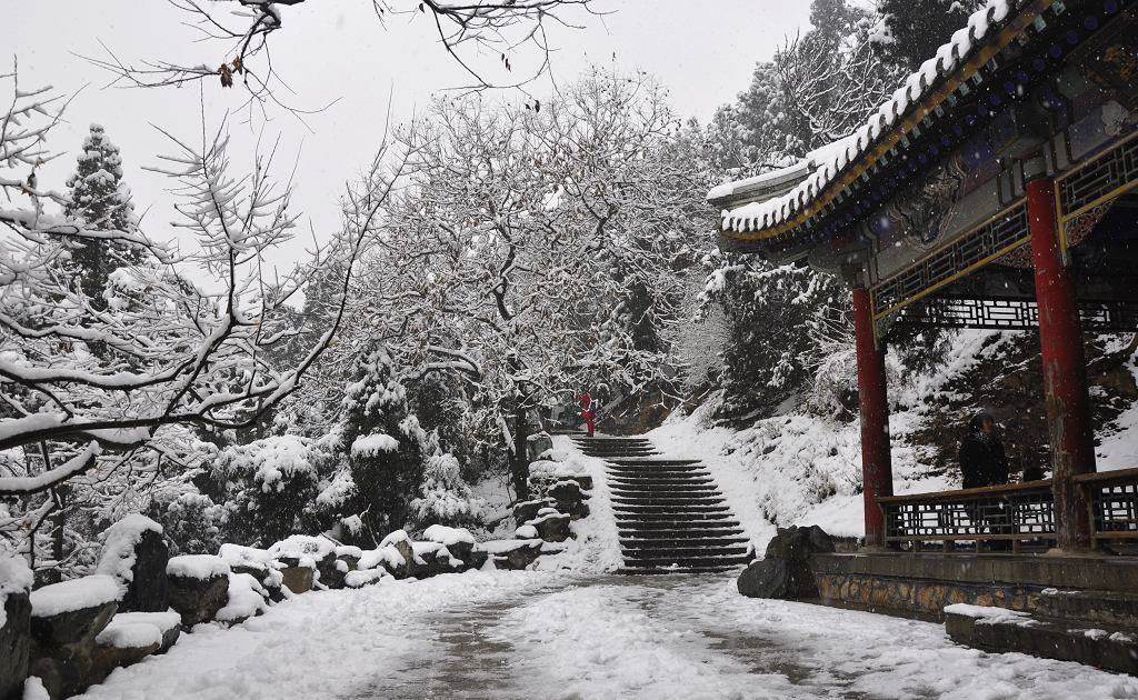 雪景 摄影 水穷处