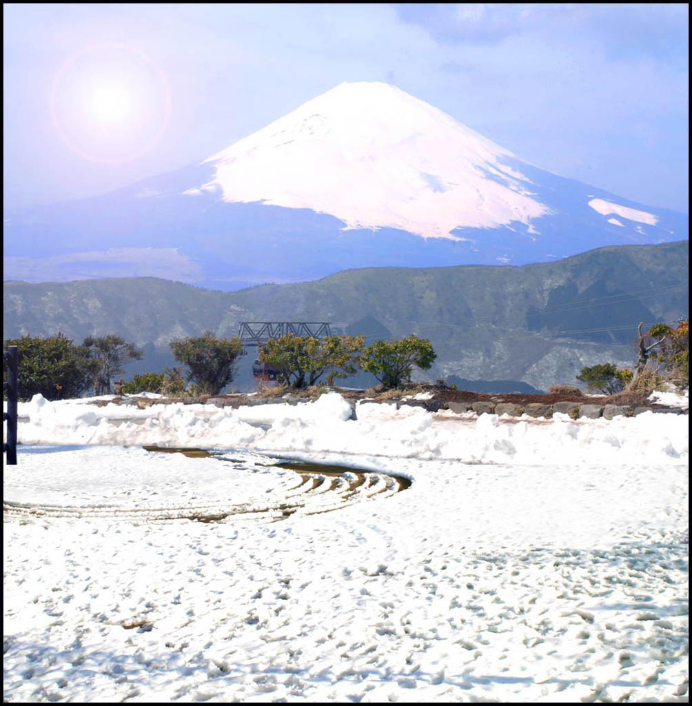 富士雪景 摄影 孙海宝