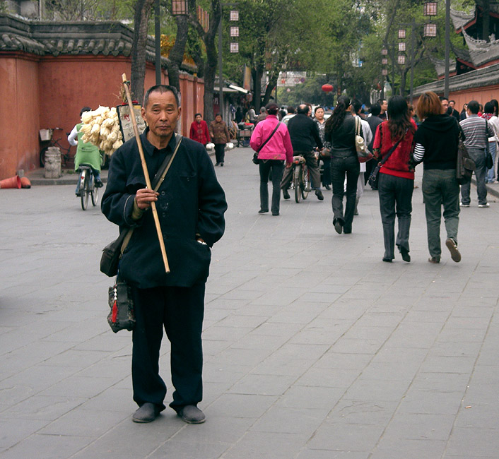 街头小贩（一） 摄影 雪丽