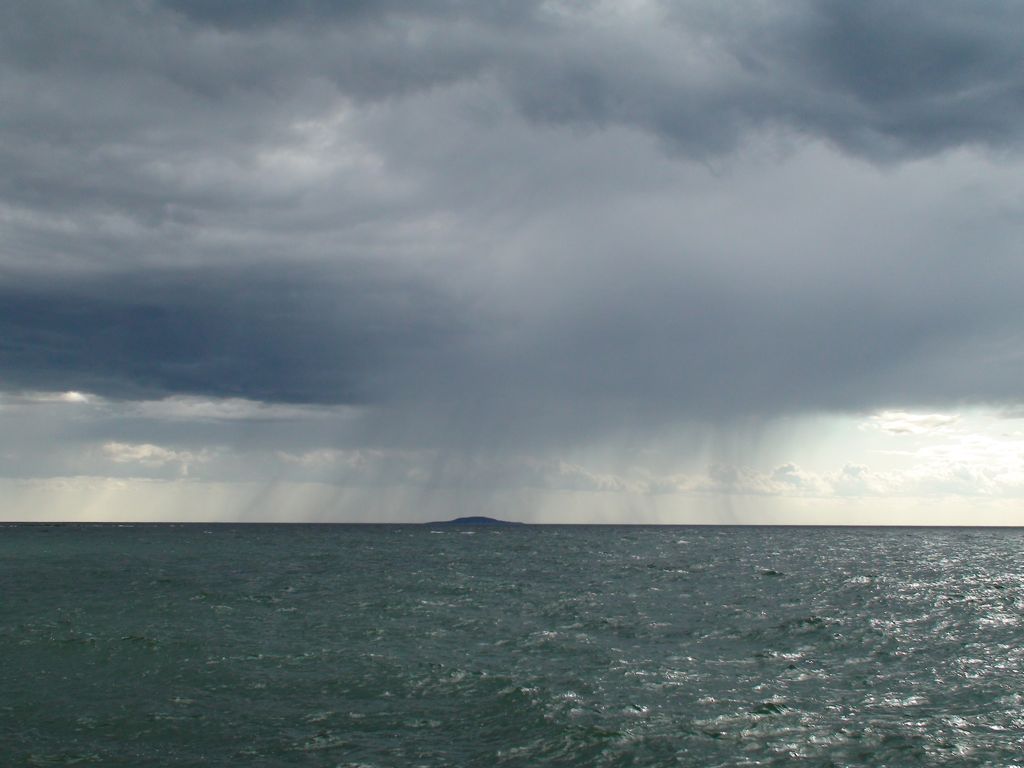 雨 摄影 海上漂