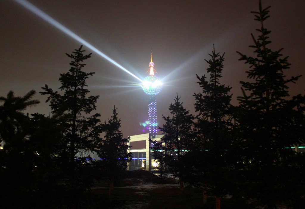 广场夜景 摄影 付炳权