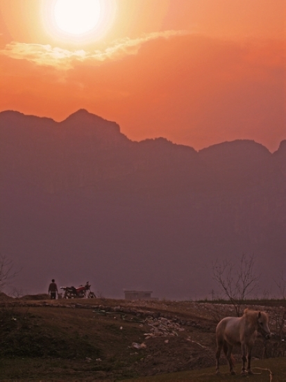 夕阳西下 摄影 guizhoumoon