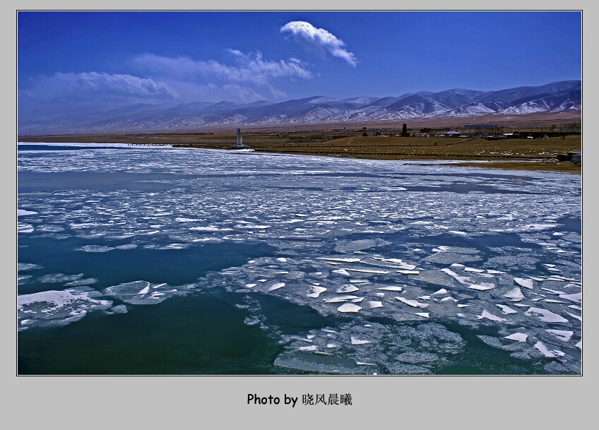 《银色青海湖》（1） 摄影 晓风晨曦