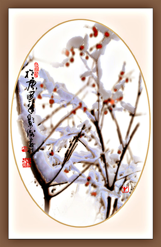 摄影后期 (中国冰雪画) 摄影 大谦