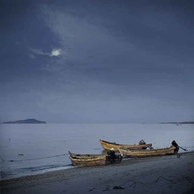 夜海听涛 摄影 明浩