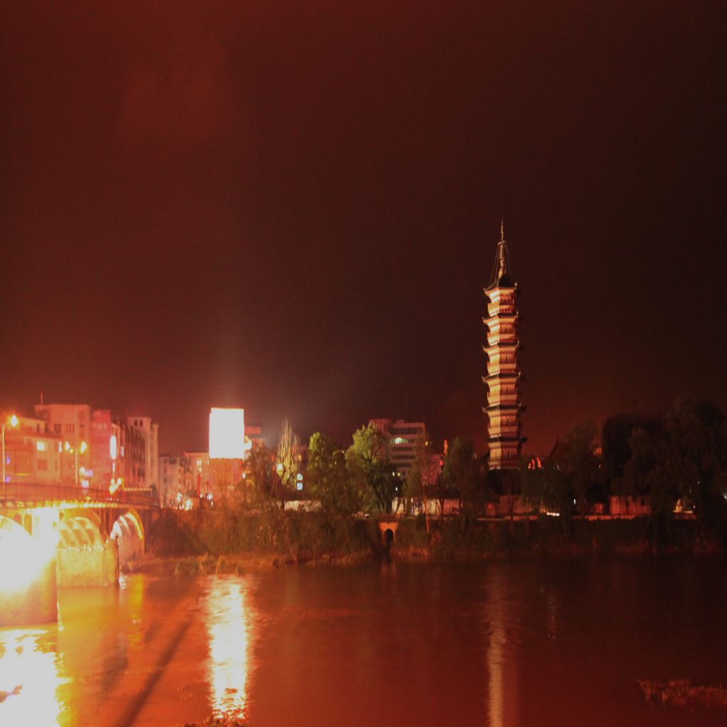 石城夜景 摄影 东阁