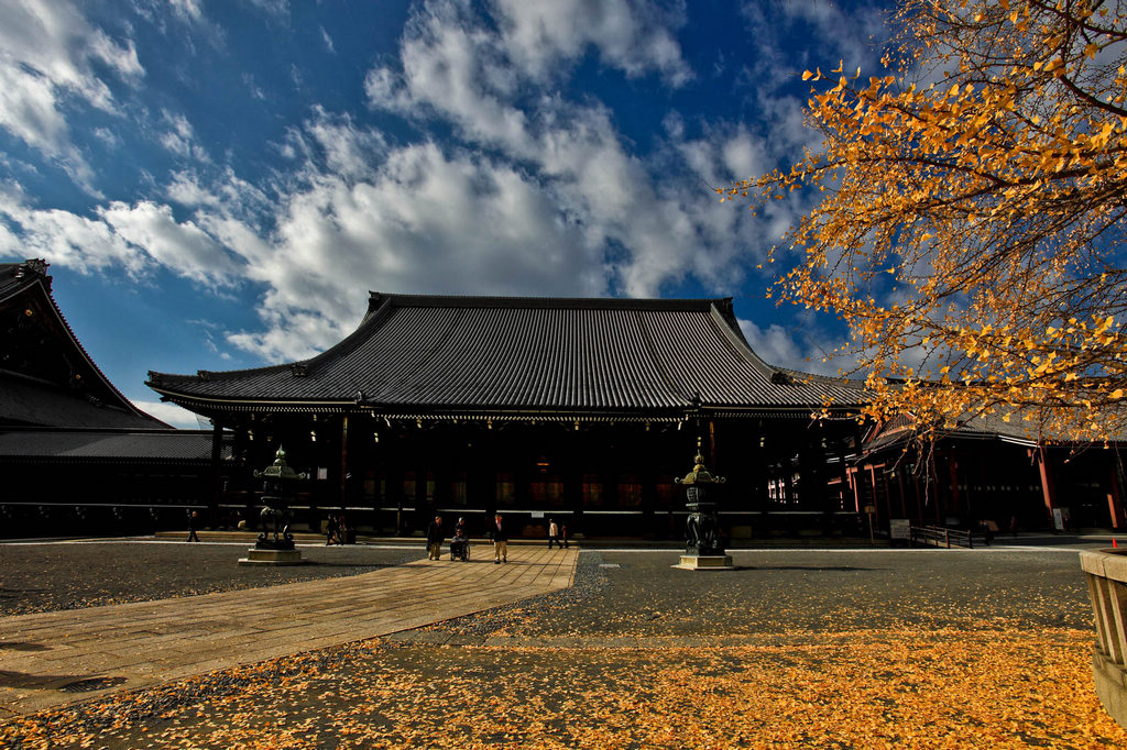 京都东本愿寺的大殿 摄影 qxs