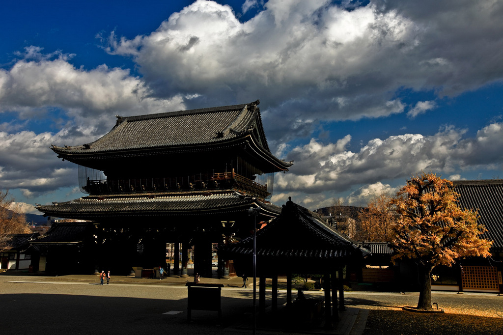 京都市东本愿寺山门2 摄影 qxs