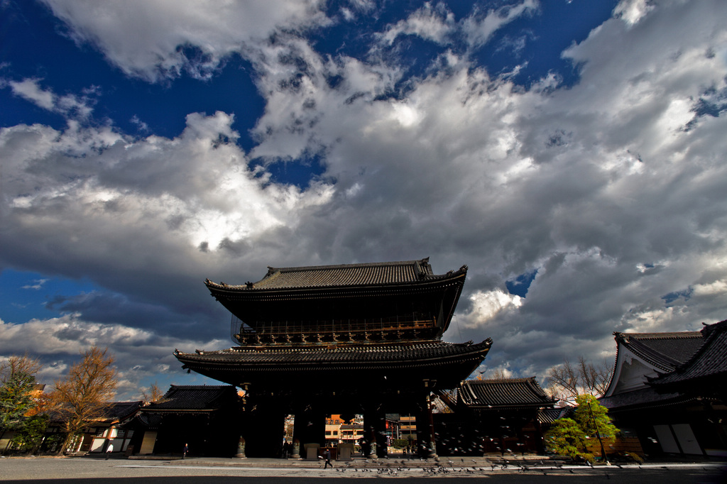 京都市东本愿寺山门3 摄影 qxs