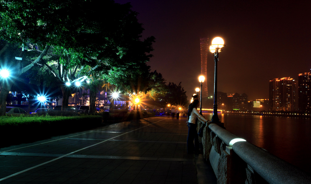 《美丽的珠江夜景》1 摄影 江南秋客