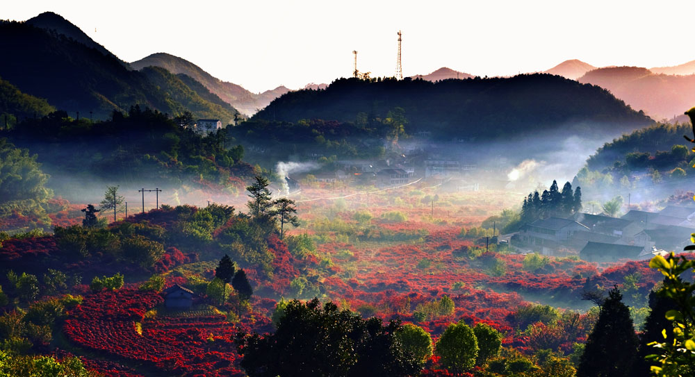 画意山村 摄影 紫竹常绿