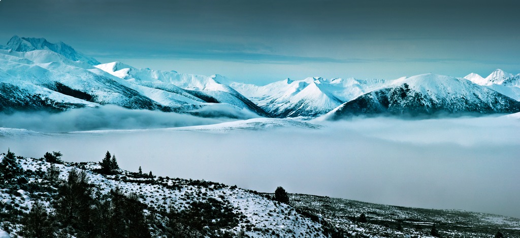 雪山晨韵 摄影 葛达山