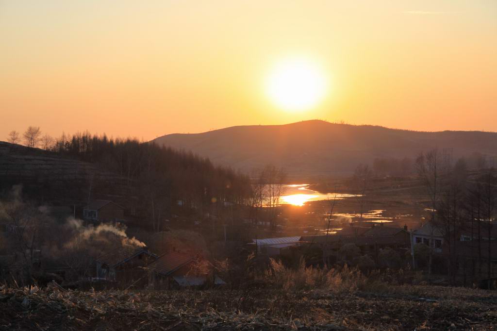 夕阳下的乡村3 摄影 星湖