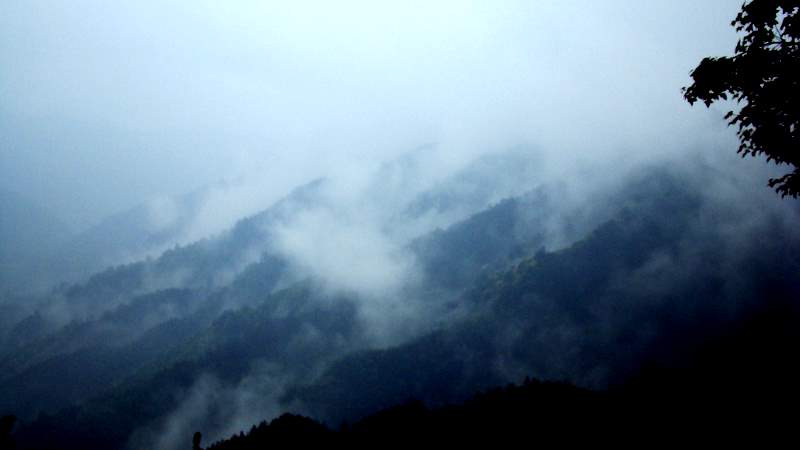 雨中仙寓山 摄影 风之韵