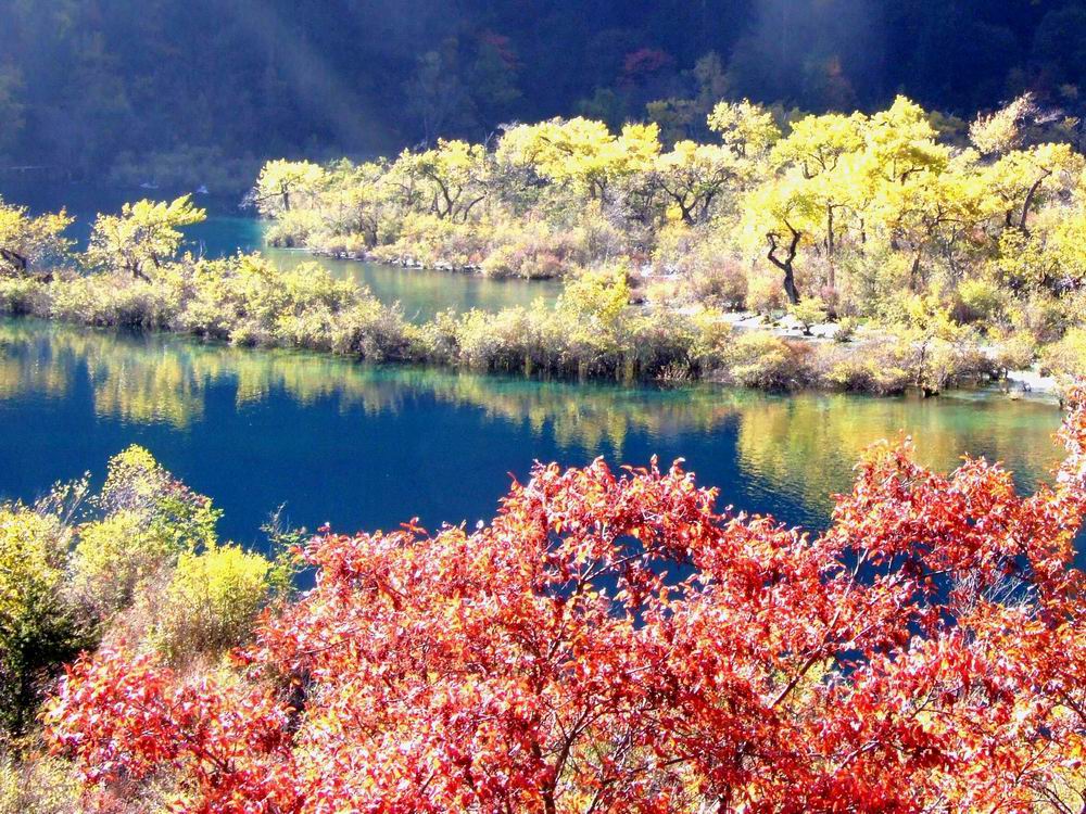 碧水丹枫 摄影 影影顺顺