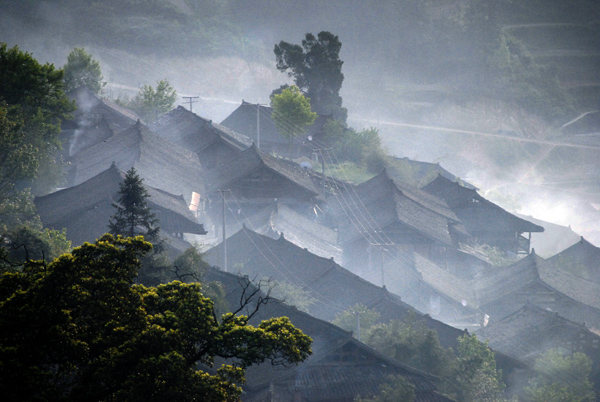 山寨的早晨 摄影 影好