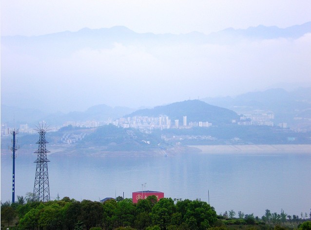 三峡坝区云雾祥 摄影 香瓜虫