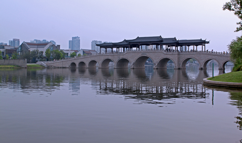 金鳮湖上凌雲橋 摄影 草原姐妹