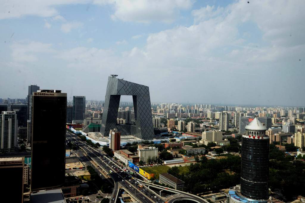 北京CBD 摄影 天空是极限