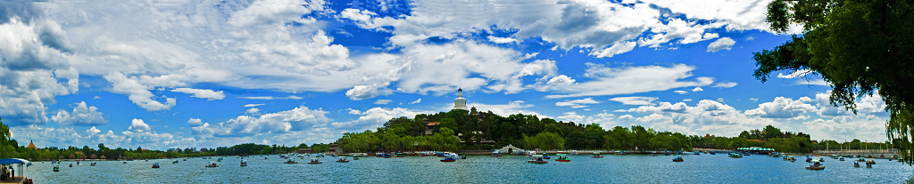 北海公园全景 摄影 相逢是歌