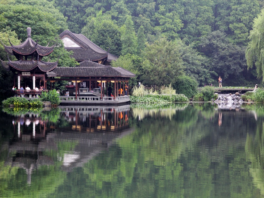 湖中茶楼 摄影 空谷听风