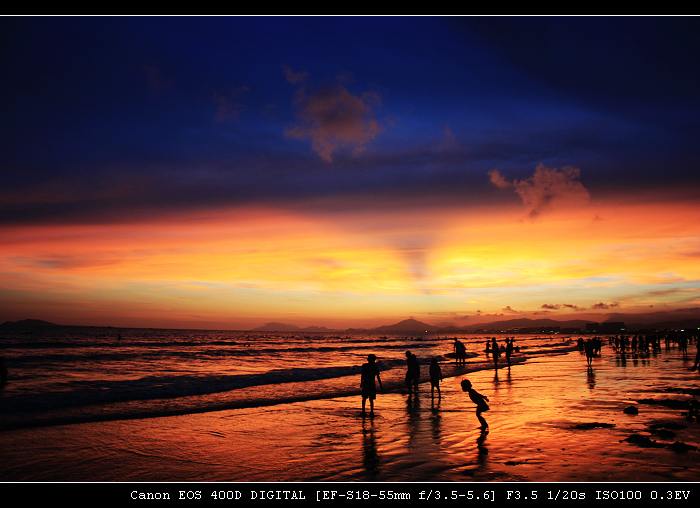 2010年6月14日三亚湾夕阳 摄影 zztcsm