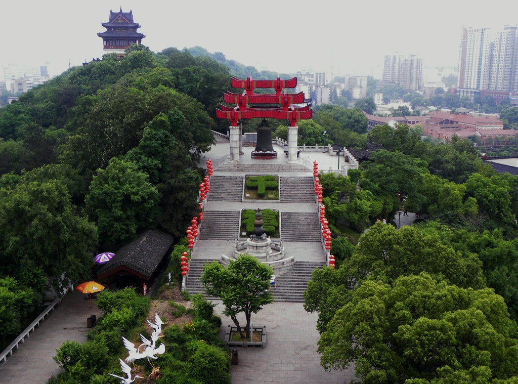 武汉黄鹤楼与长江大桥--2 摄影 haihongsy