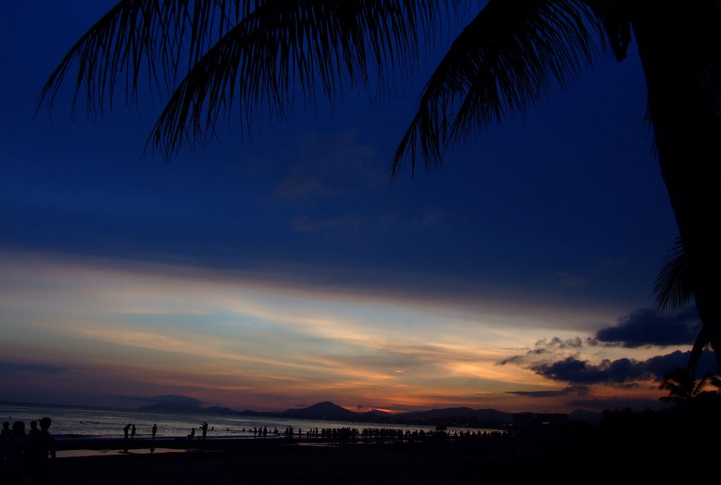 海岛夕阳 摄影 鲤江