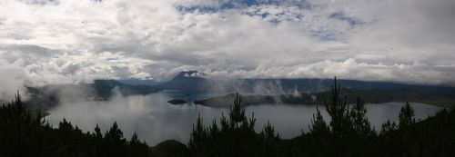 泸沽湖全景 摄影 风筝_k